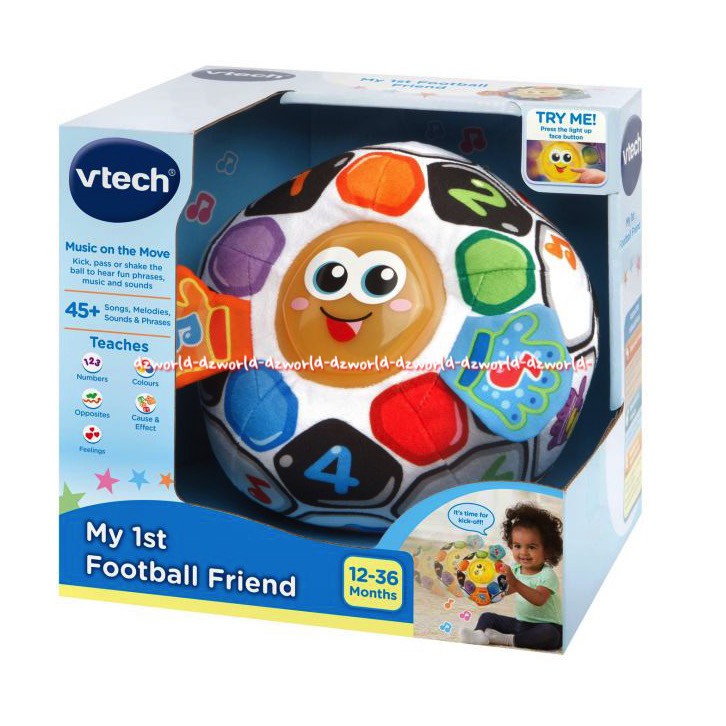 Vtech Baby My1St Football Friend Mainan Bola Bayi Soccer Ball Foot Ball