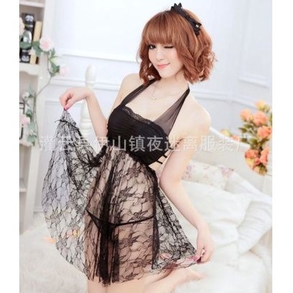 Mini Dress Sexy Halter Backless Model Tutu Brokat Renda