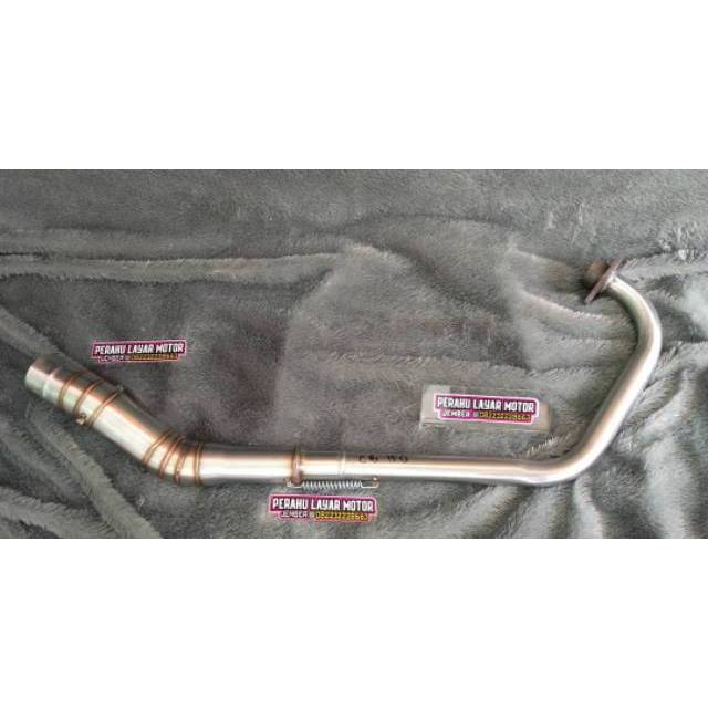 Pipa leher leheran knalpot cs 1 Vixion Verza Megapro Xabre Sonic Satria Fu