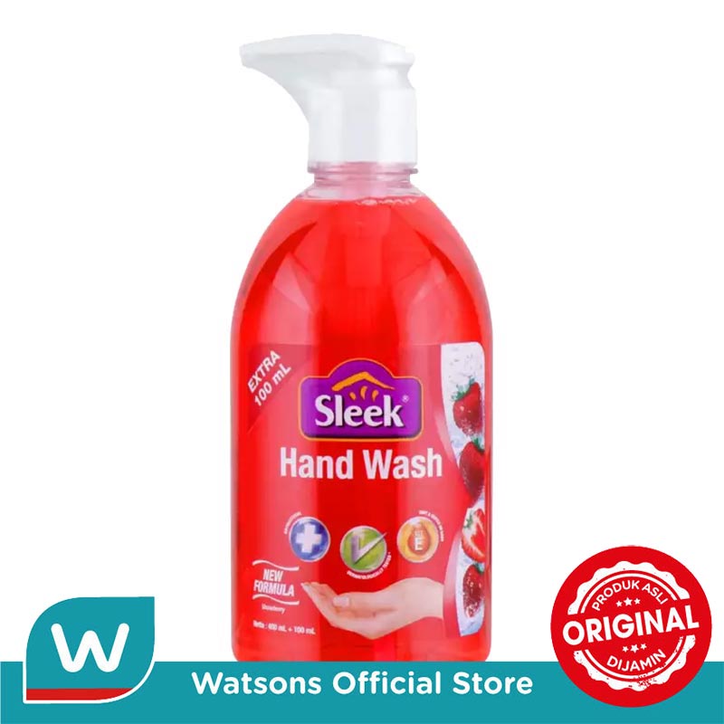 Sleek Hand Wash Strawberry Pump 500ml