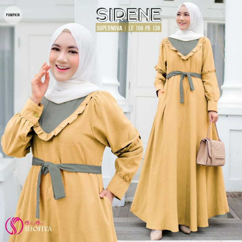 [ORIGINAL SHOFIYA] Sirene Dress Maxi / dress muslim