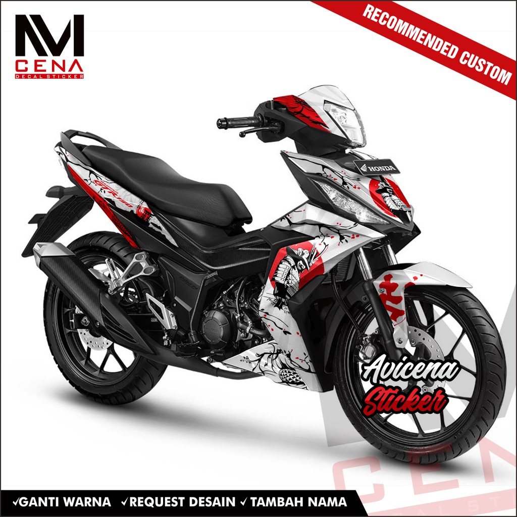 Sticker Decal Honda Supra GTR 150 Decal Sticker Supra GTR Sticker Striping Decal Supra GTR Jpn