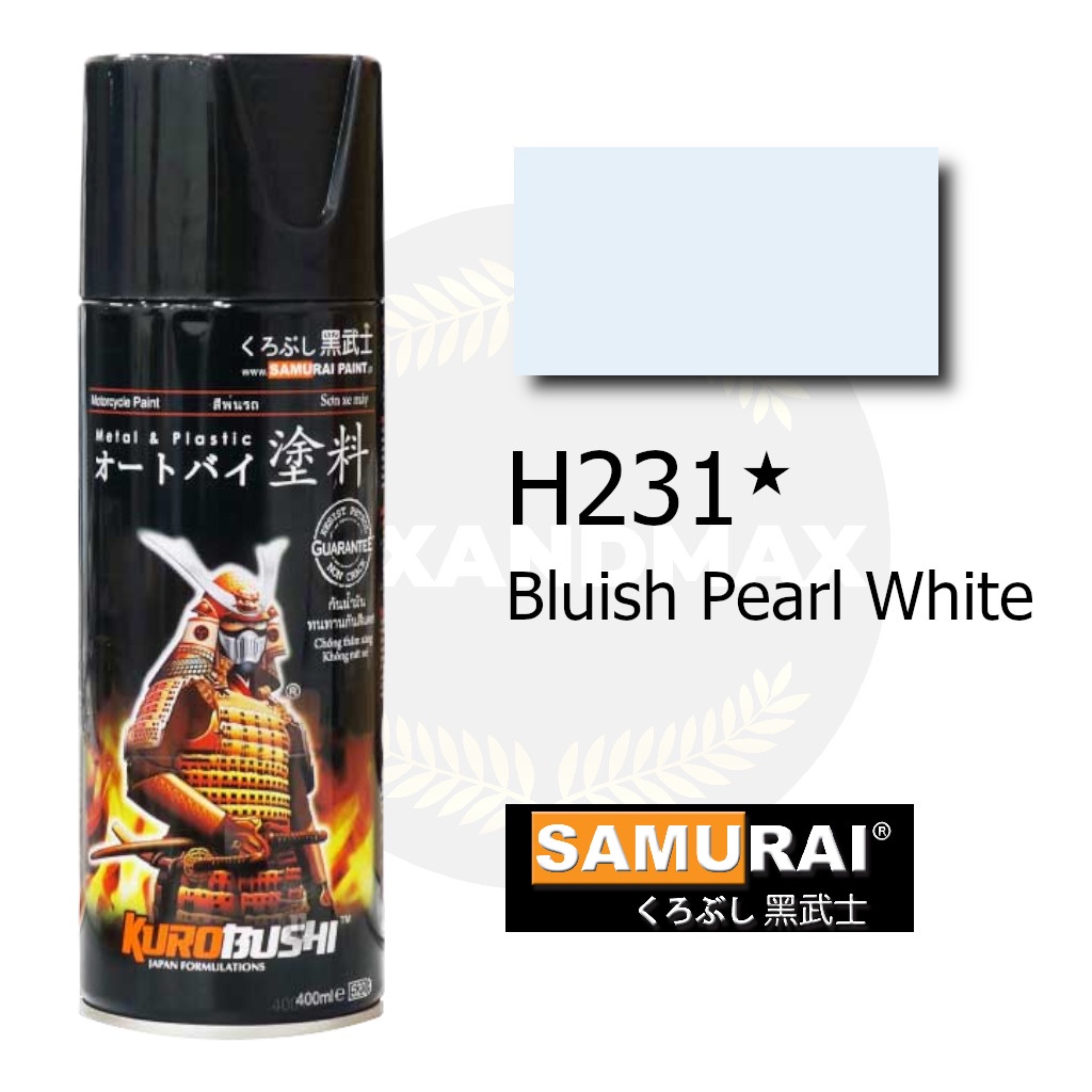 Samurai Paint H231 Bluish Pearl White 400 ml - Cat Semprot