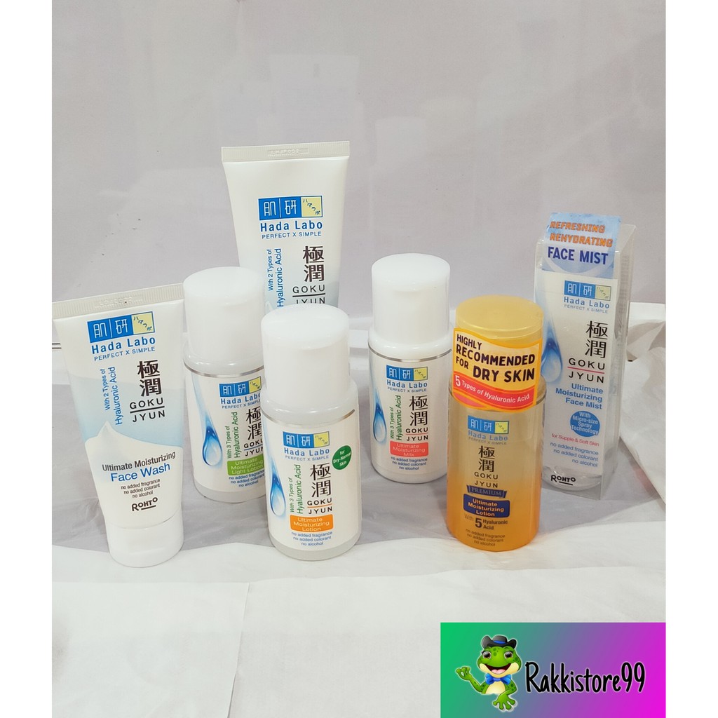 ❣️Rakkistore99❣️HADA LABO Gokujyun Series | Ultimate Moisturizing Cleansing Oil Light Lotion Milk Facewash