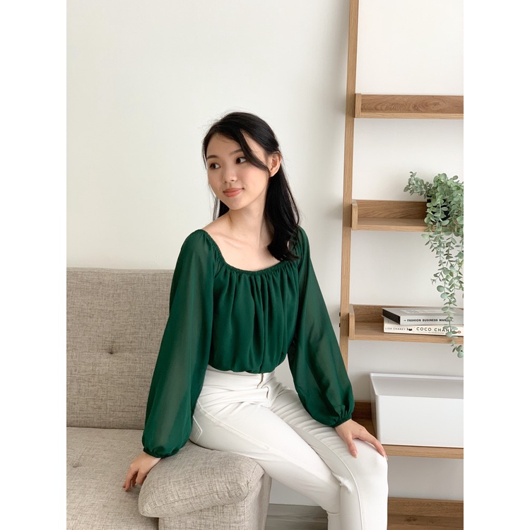 RT-0384 (Level B) Top Korea Full Chiffon