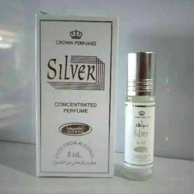 Parfum SILVER Dobha Kemasan 6ml Roll On Non Alkohol