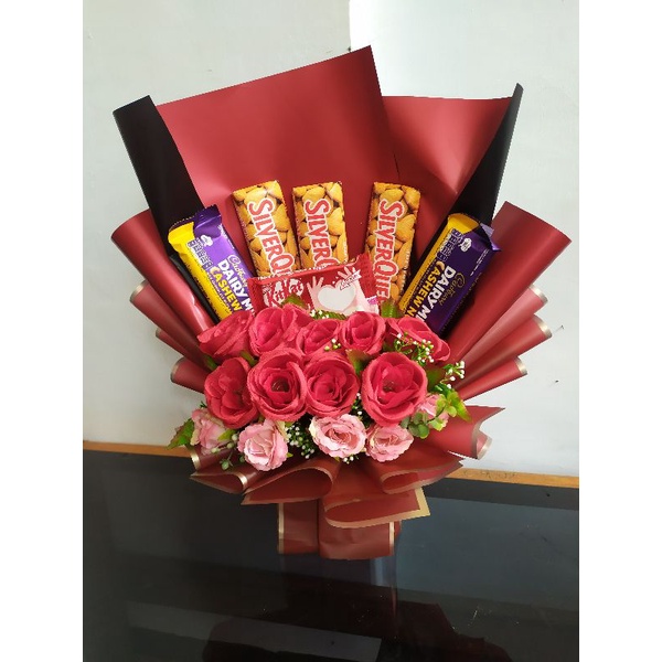 

buket coklat bunga