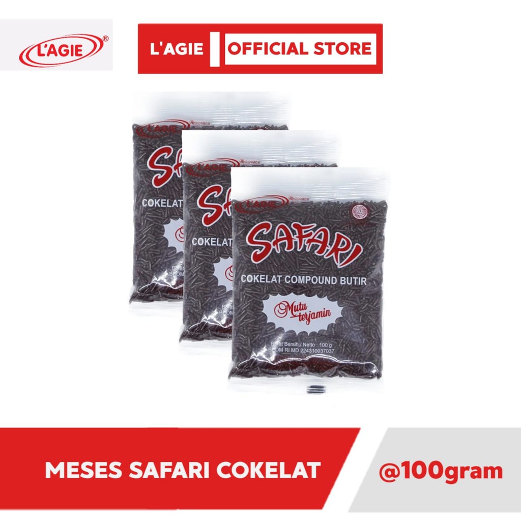 

Lagie Meses Coklat Safari 3 Bungkus @100gr