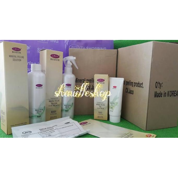 Kozuii Mineral Peeling For Face Asli Jaco Tv Jual Eceran