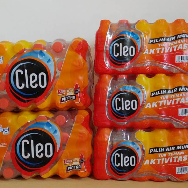 Air Minum "Cleo" 220 ml Botol Mini | Shopee Indonesia