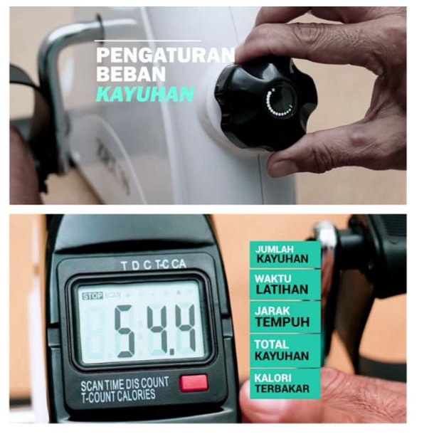 Zeus Mini Bike Static Sepeda Terapi Statis Zeus Sport Exercise Therapy