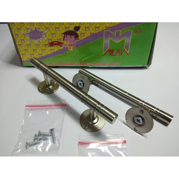 Tarikan laci bulat 12cm- tarikan pintu lemari - handle pintu lemari