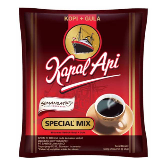 

kapal api special mix (25 gr X 10 pcs)