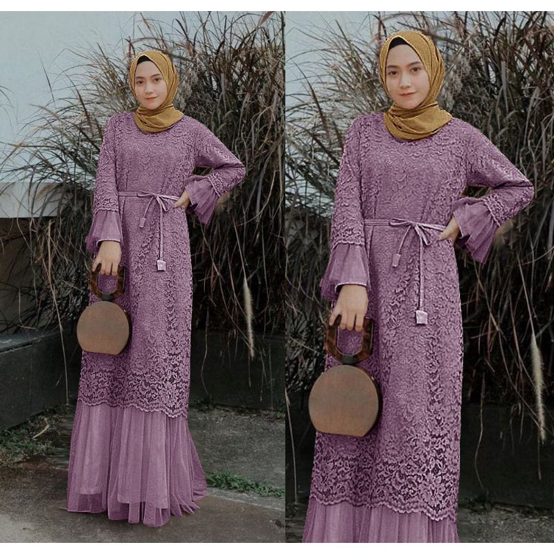 RATUTU LARKY BRUKAT CORNELI / MAXI BRUKAT  / GAMIS BRUKAT TILE /GAMIS BRUKAT PREMIUM SIZE M-L XL-XXL