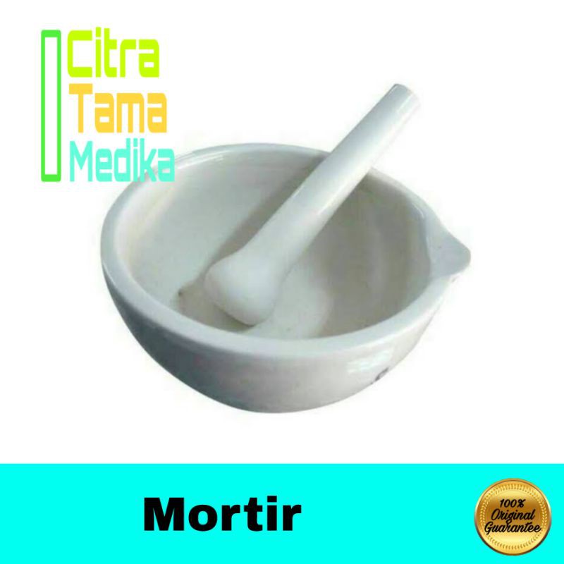 Mortir / mortar / alat penghancur penggerus obat
