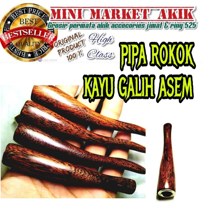 Pipa rokok once kayu galih asem tenggelam di air