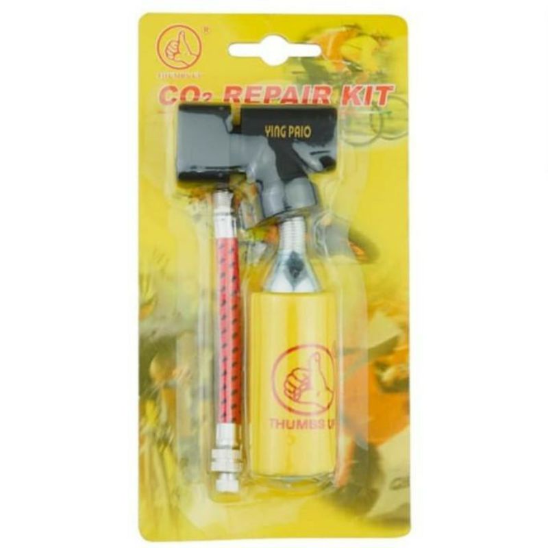 thumbs up CO2 repair kit pompa oksigen sepeda motor mobil penambah angin ban