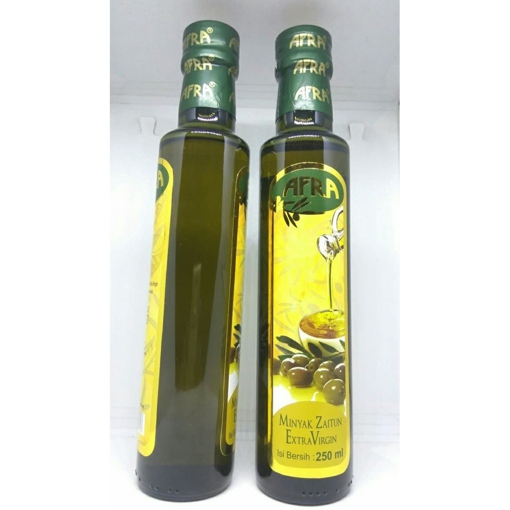 

MINYAK ZAITUN AFRA JAITUN AFRA 250ML EKTRA VIRGIN OLIVE OIL MURNI [1 botol]