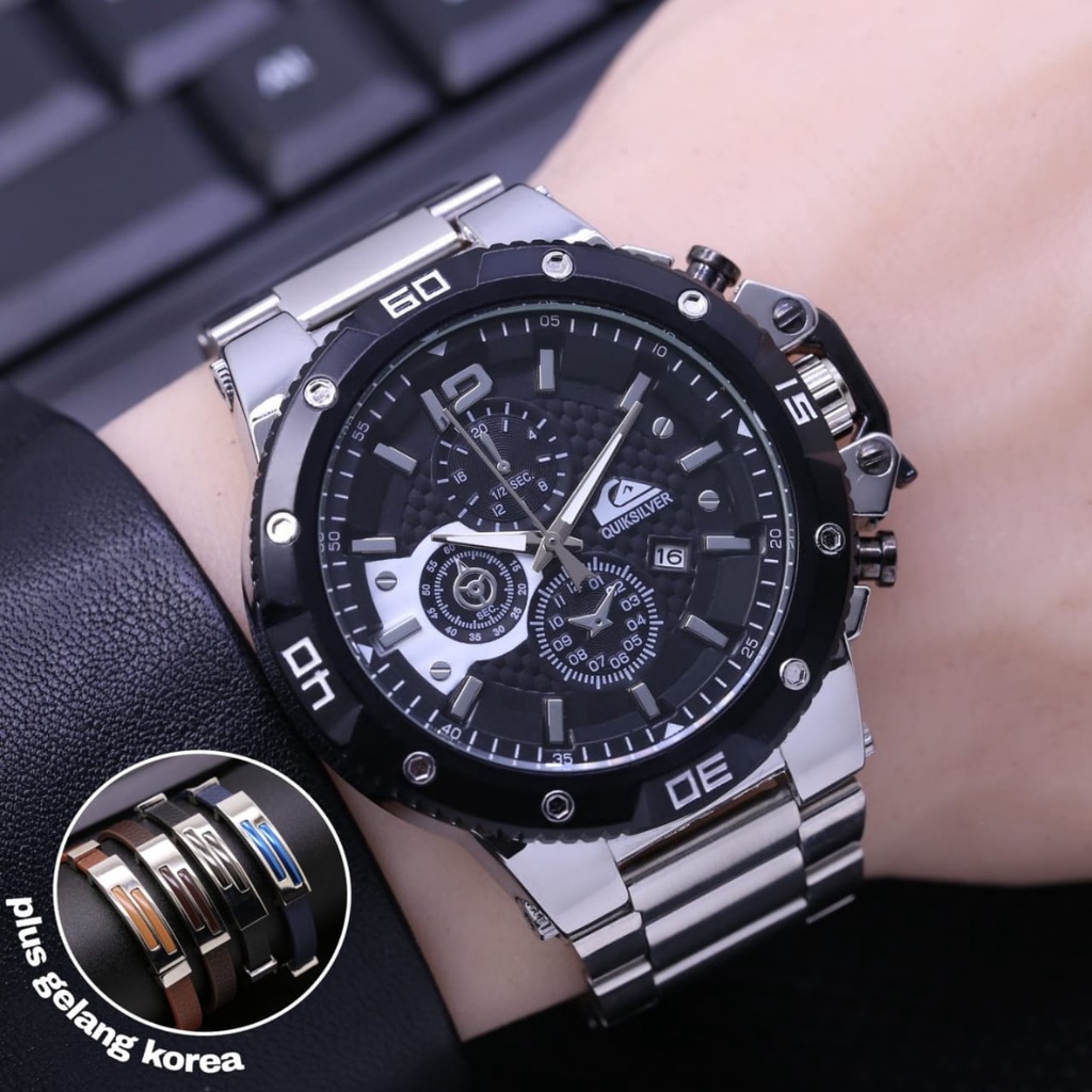 JAM TANGAN PRIA GS JAM TANGAN PRIA MURAH BONU GELANG