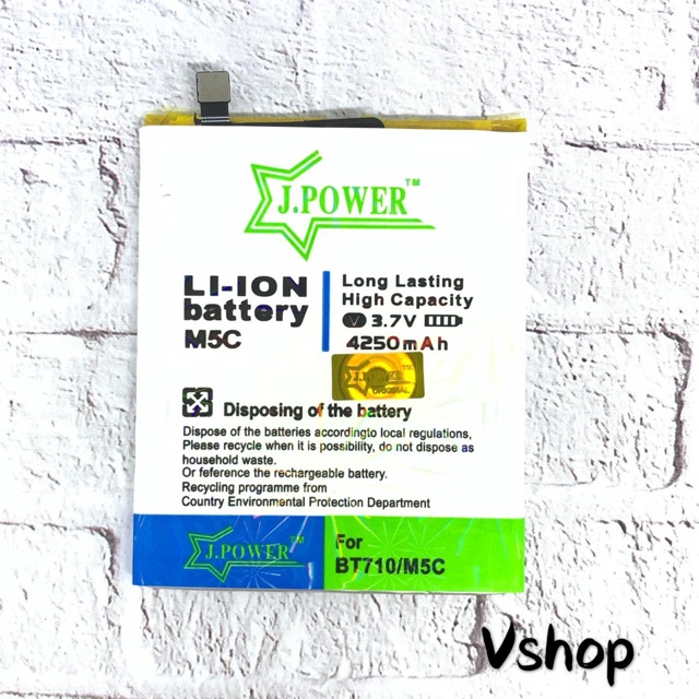 BATERAI BATRE MEIZU M5C M710H - BT710 JPOWER BATTERY DOUBLE POWER