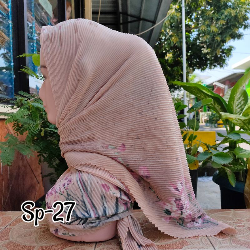 SEGIEMPAT PLISKET MOTIF / JILBAB SEGIEMPAT PLISKET / SEGIEMPAT VOAL / SEGI EMPAT PLISKET / VOAL MOTIF / JILBAB PLISKET-Sp-27
