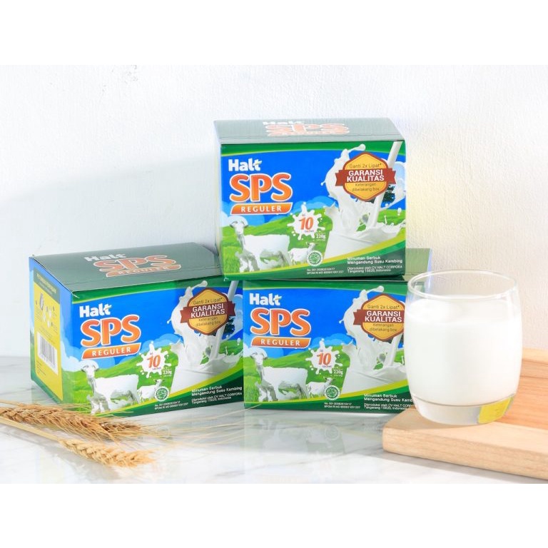 

Susu Kambing Bubuk 10% Halt SPS Box Isi 10 sachet @22gr