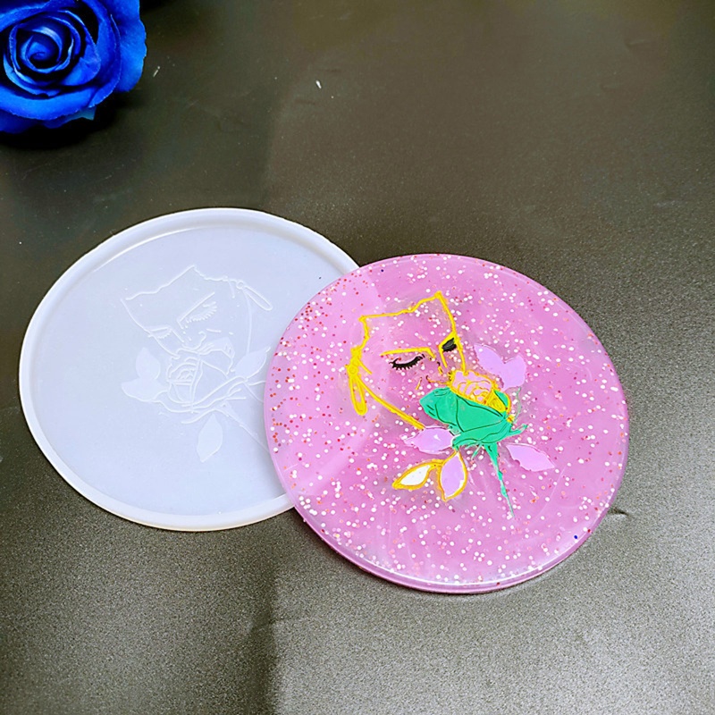 Siy Cetakan Resin Epoksi Bentuk Bulat Bahan Silikon Untuk Dekorasi Rumahkantor