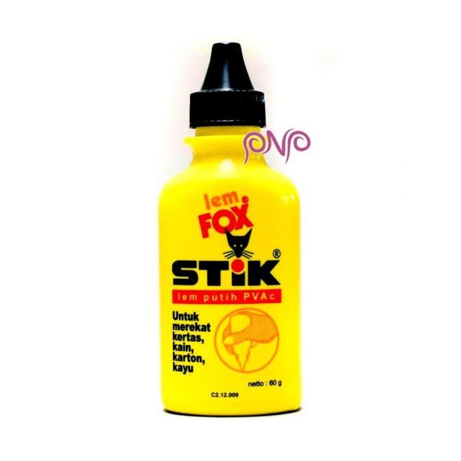 

@#@#@#] LEM FOX STIK PVAc 60 gram.