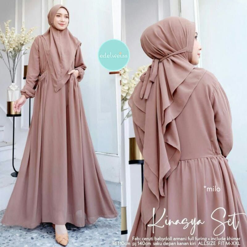 GAMIS SYARI KINASYA SET