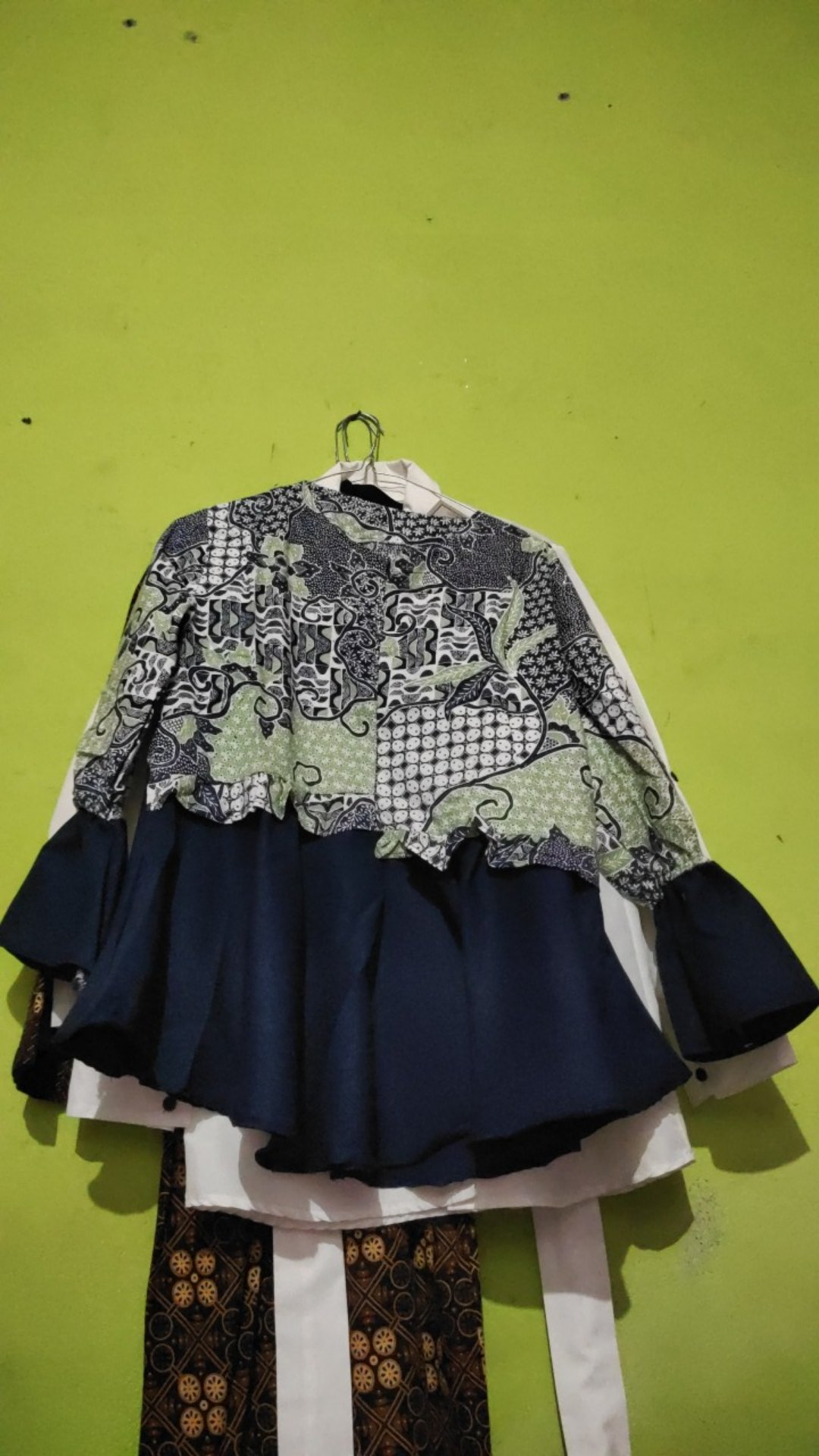 Batik Wanita Asj Sa Hrb026 Kenongo Kemeja Tosca Pendek