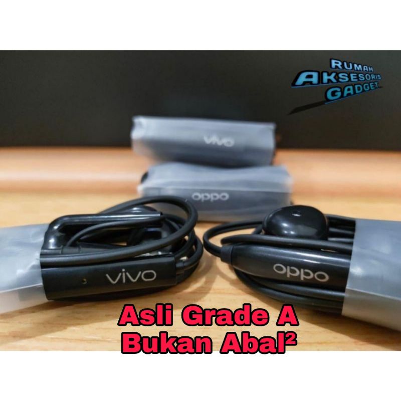 (GRADE A) HF OPPO VIVO REALME ORIGINAL 100% CABUTAN Di jamin suara super ngebass