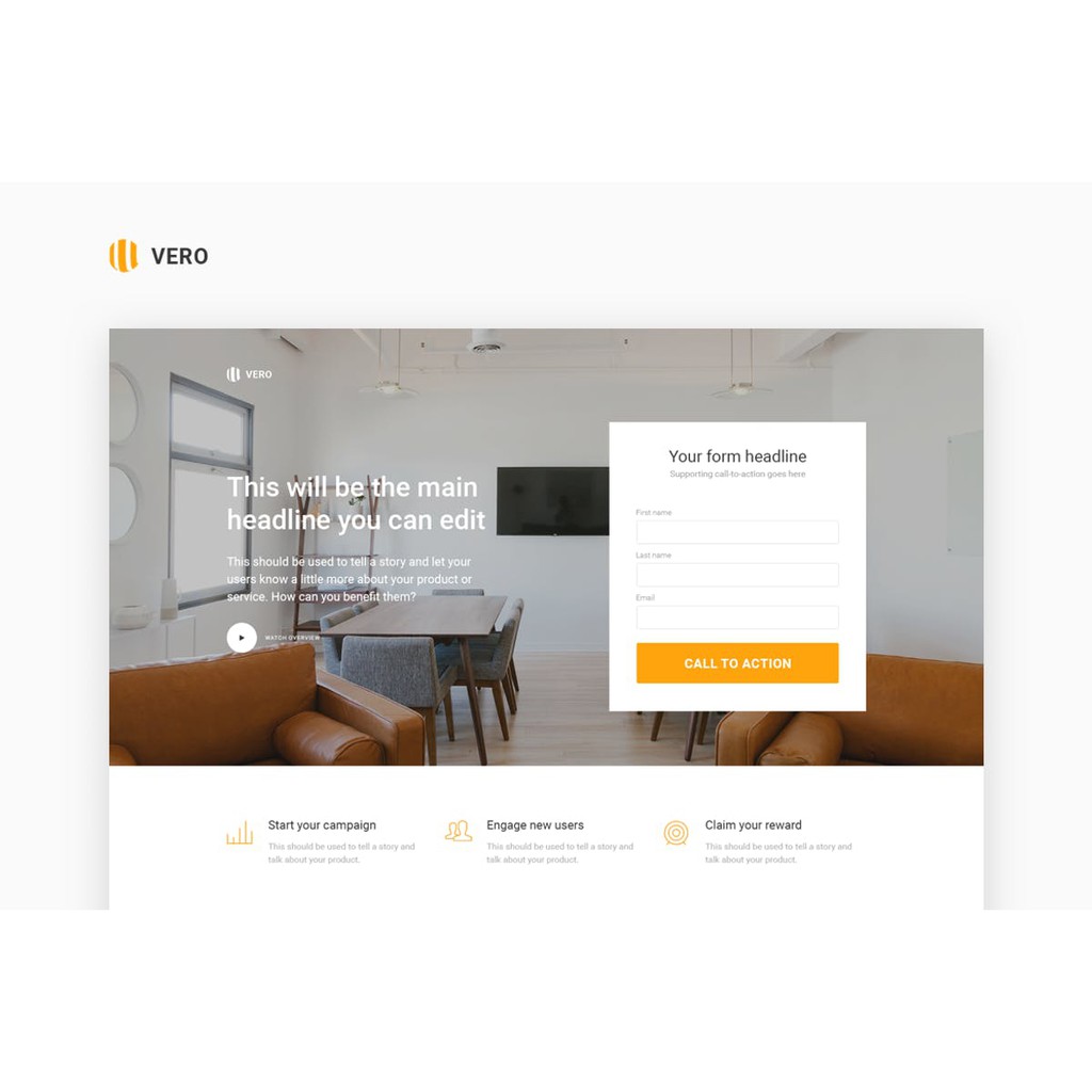 Landing HTML Page - Vero Marketing Landing HTML Page Html Template