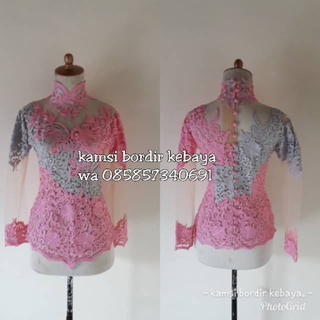 Kebaya bordir stik premium