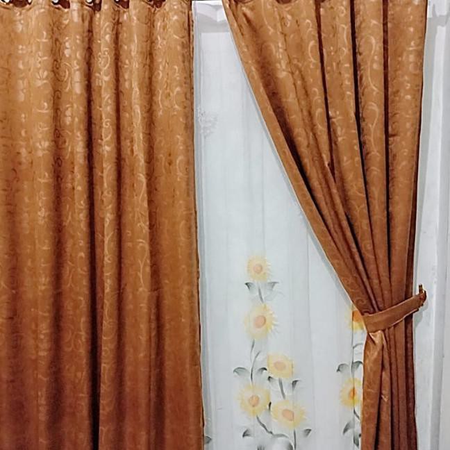 ⅍ Gorden Horden Korden Minimalis - Coklat muda ➻