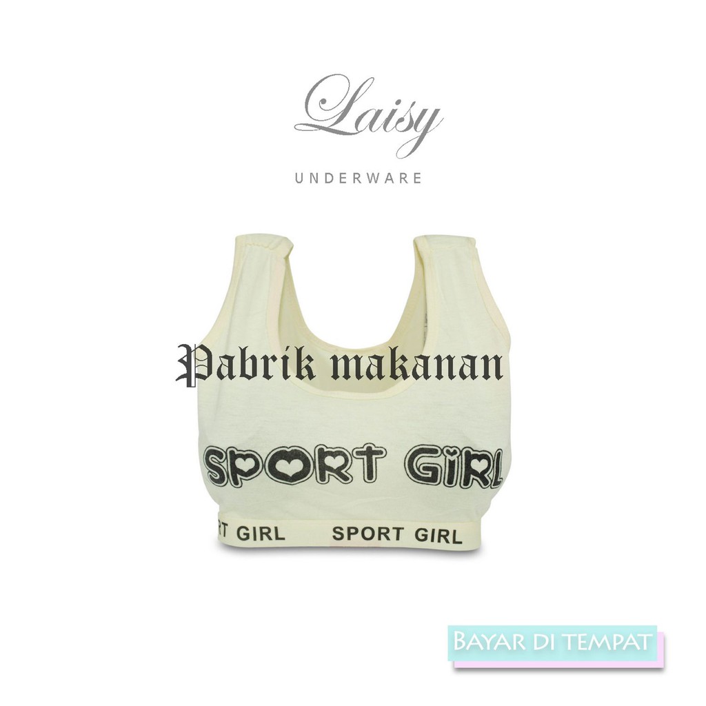 bra sport miniset laisy all size multi warna bahan katun termurah