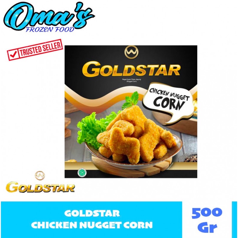 

GOLDSTAR CHICKEN NUGGET CORN 500 GR