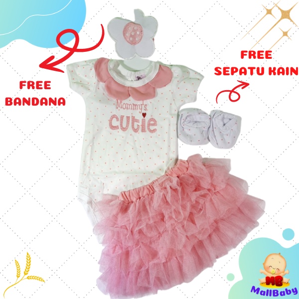 Baju Bayi Perempuan Jumper Bayi Perempuan Lucu Mummy Cutie