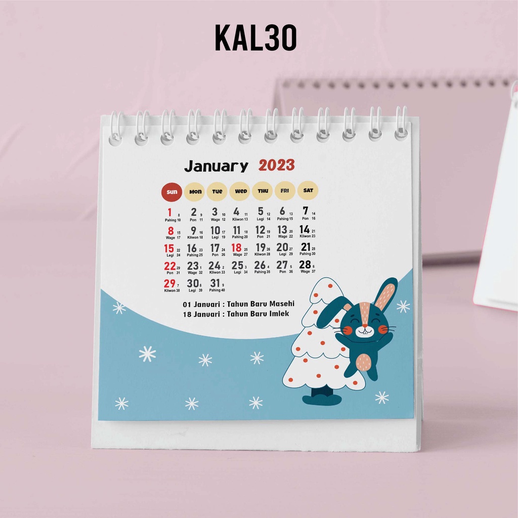

Artomaringi Kalender Mini 2024 / Kalender Meja 2024 Custom KAL30