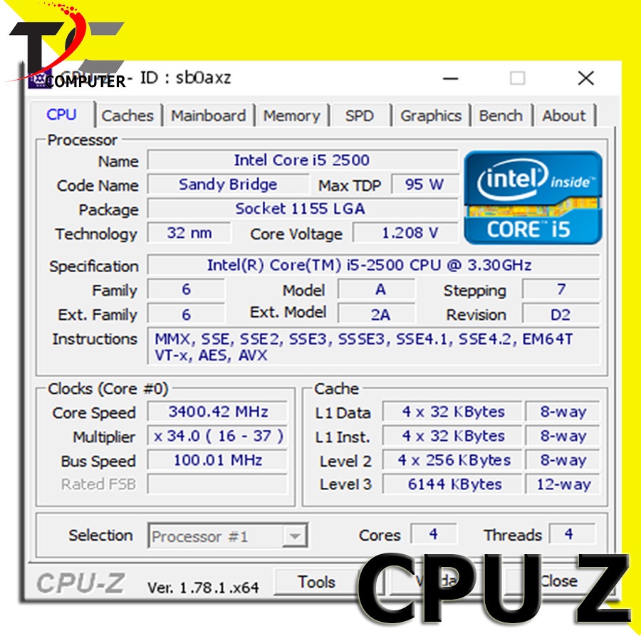 Processor Intel Core i5 2400 i5 2500  - SOCKET LGA 1155