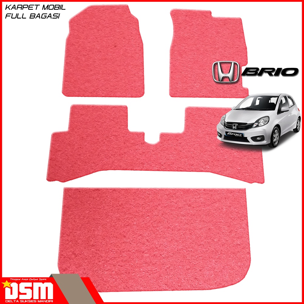 Karpet Mobil Honda Brio - Full Bagasi / Karpet Mie Brio / Karpet Coilmat Brio / DSM