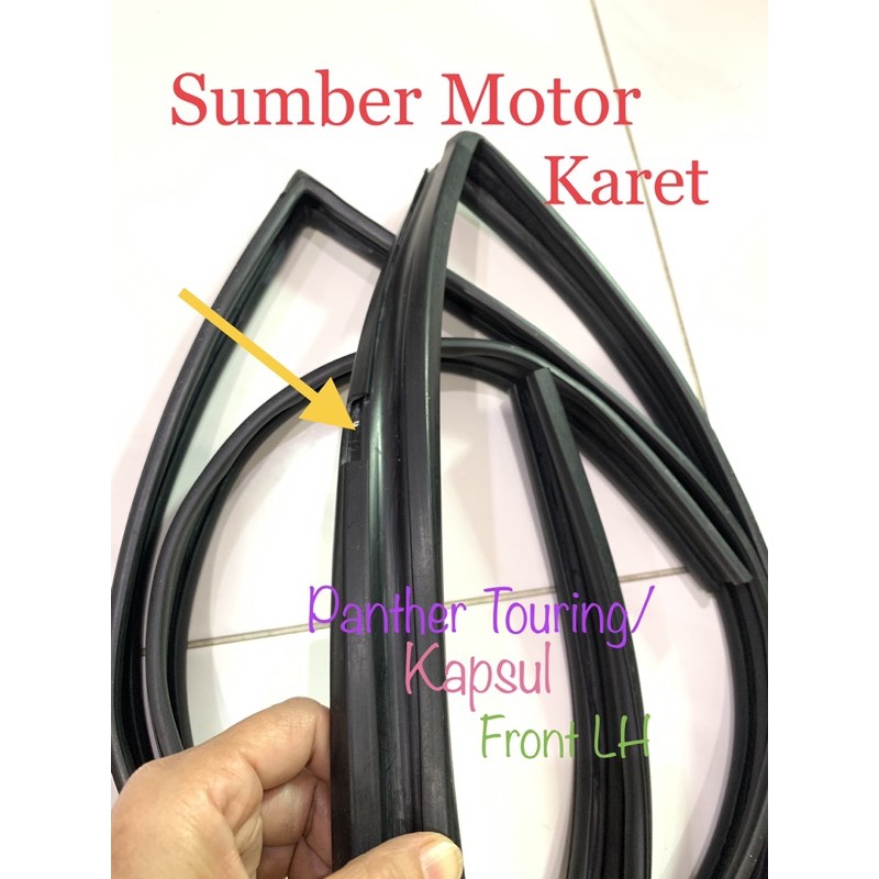 Orisinil Karet Run Channel Panther Touring/Kapsul Dpn/Blk(Per Pcs)