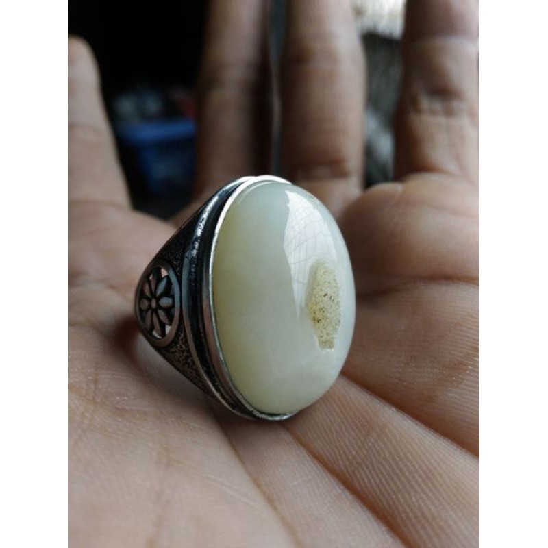 Cincin Fosil Mani Gajah Combong Ready Tasbih Gelang Fosil Galeh Kelor Badar Emas Besi Keris Jerman