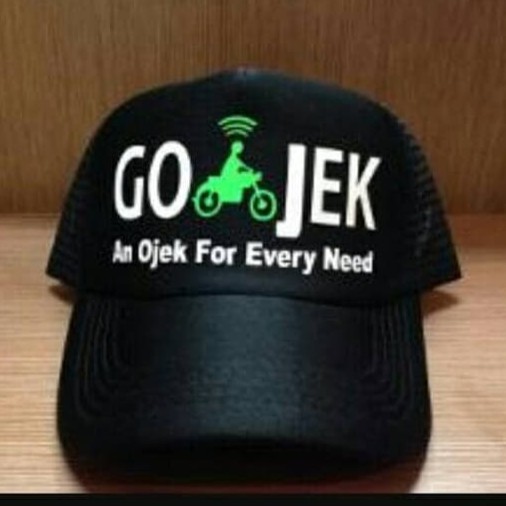topi gojek topi custome satuan murah meriah