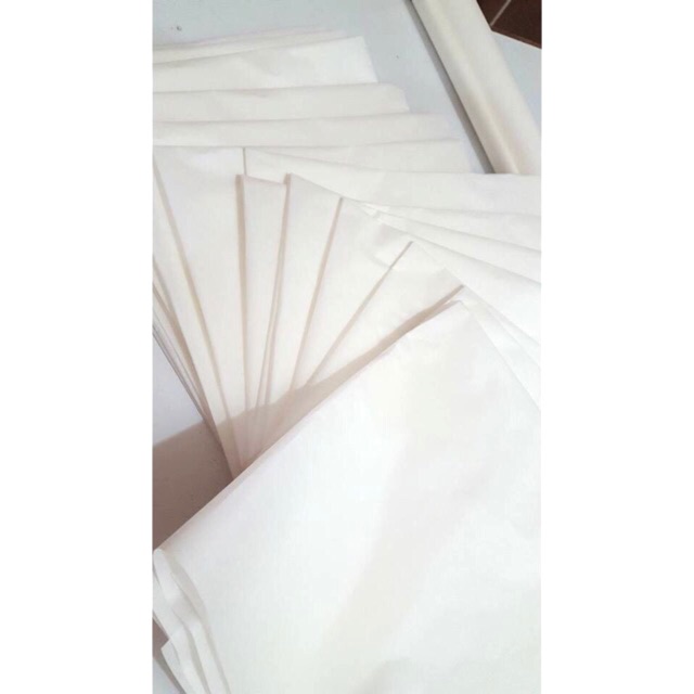 Kertas Roti (ISI 5 LEMBAR) Uk. 75x100 cm Putih Kertas Minyak Baking Paper Alas Loyang Kue