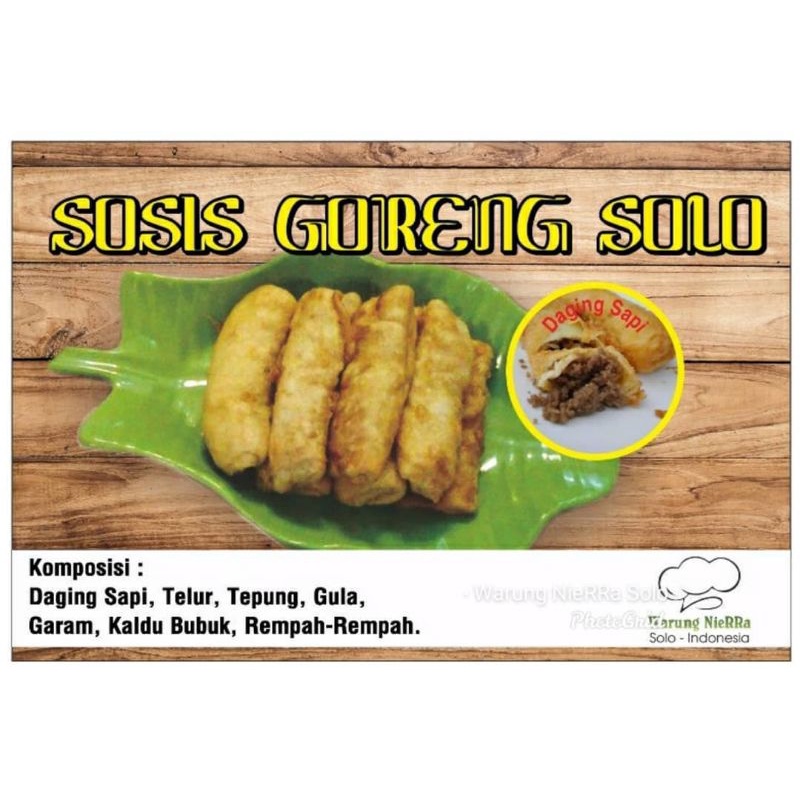 

Sosis Solo Goreng Sapi