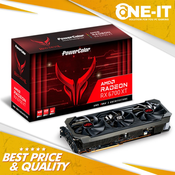 VGA Powercolor Red Devil AMD Radeon RX 6700 XT 12GB GDDR6