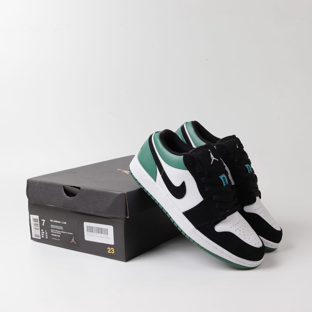 Sepatu Nike Air Jordan 1 Low Mystic Green Original