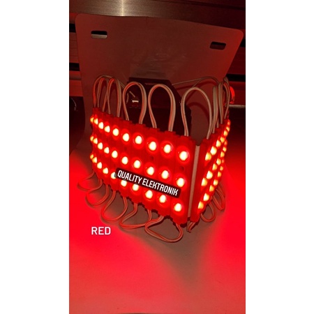 LED 3 MATA 12 VOLT BULAT KECIL 7015 warna red green white