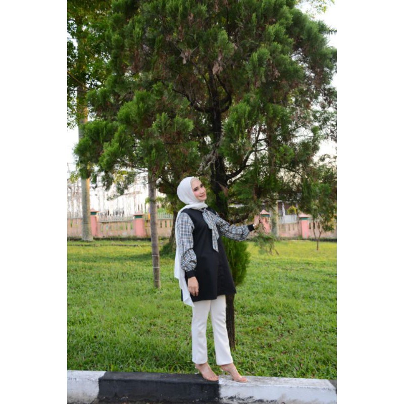 KEMEJA WANITA BLOUSE KATUN JEPANG