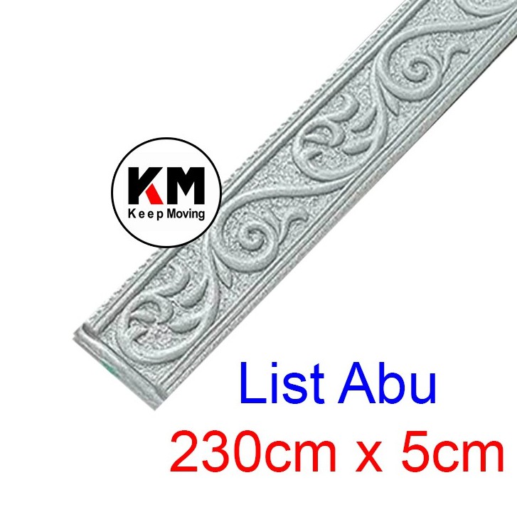 KM Wall Border List Wallpaper Wallborder Foam 3D-ABU ABU 230cm x 5cm